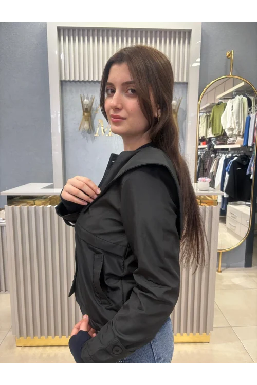 Artı 1 Bebe Yaka Kısa Trench