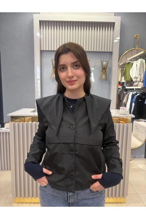 Artı 1 Bebe Yaka Kısa Trench