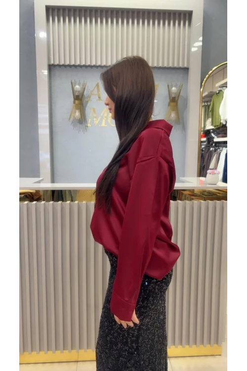 Artı 1 Saten Gömlek