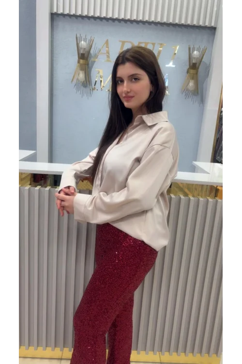 Artı 1 Saten Gömlek