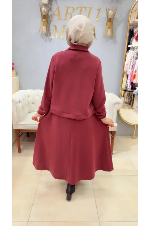 Ka-Do Fermuarlı Etek Takım