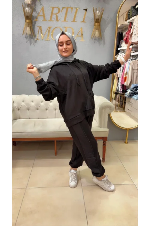 Ka-Ze Kapüşonlu Eşofman Takım