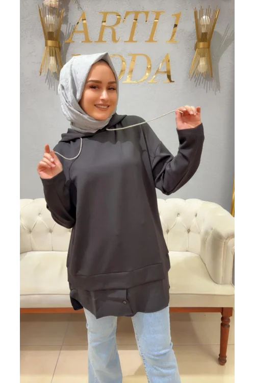 Ka-Ze Kapüşonlu Sweat