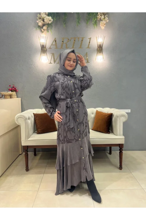 Otto İpek Kupra Elbise