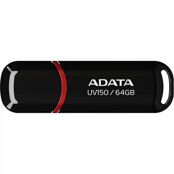 ADATA UV150-64GB USB3.2 Gen1 Black Flash Bellek