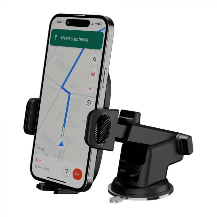 Addison ADS-136 Universal Ayarlanabilir Siyah Araç Telefon Tutucu