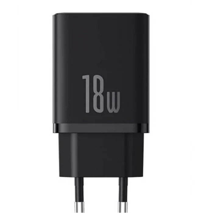 Baseus P10111405117-Z1  Cube Fast QC 3.0 18W USB-A Hızlı Şarj Aleti Cluster Black