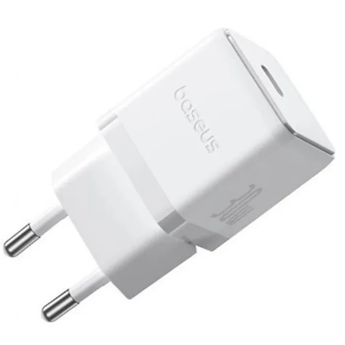 Baseus Palm Hızlı Şarj Aleti 1C 20w Beyaz  EU (P10111602213-00)