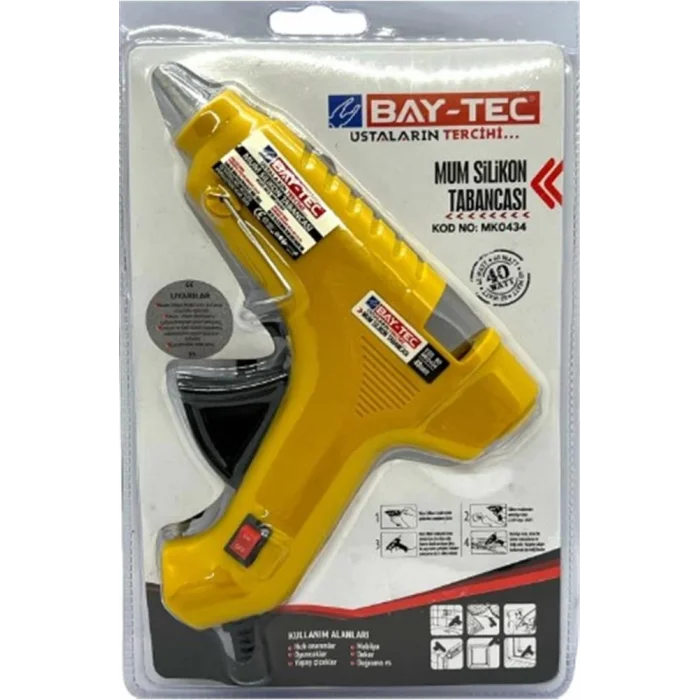 Bay-Tec Mk- 0434 Mum Silikon Tabancası İnce 40W