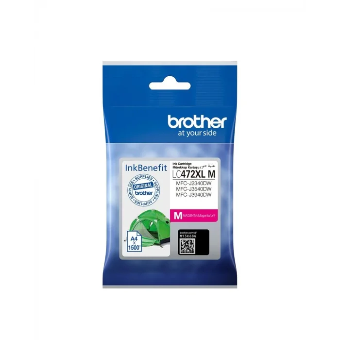 Brother LC472XLM Magenta Kırmızı Kartuş MFC-J2340-J3540-J3940 1.500 Sayfa
