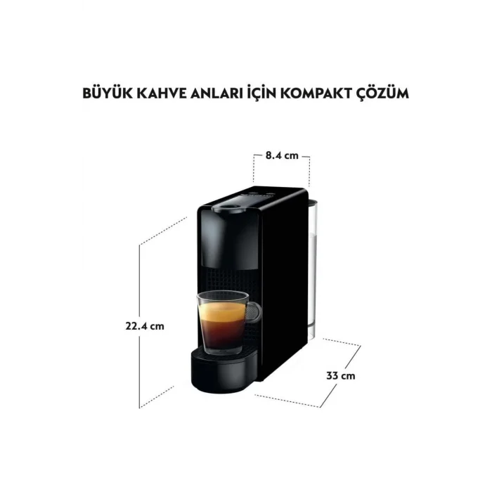 Nespresso C30 Essenza Mini Kahve Makinesi,Siyah