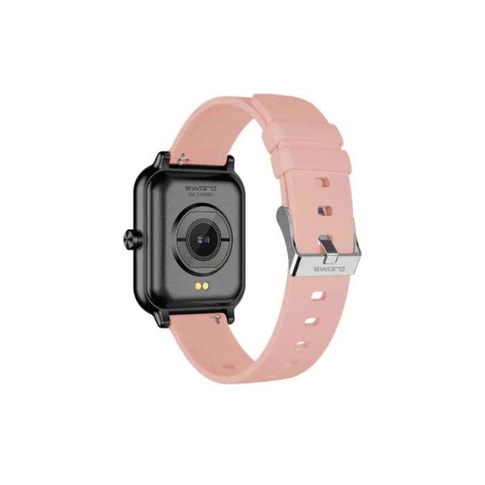 SWORD Career Akıllı Saat Bildirim,Kalp Atış,Uyku Takibi,Spor,Sağlık, iOS&Android Uyumlu 44mm IP67 Uzun Pil Ömrü Türkçe Menü SW-21V