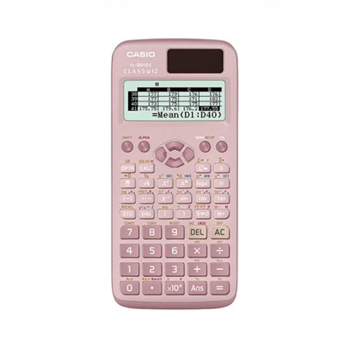 Casio FX-82MS-2-PK-W-DTF Versiyon Bilimsel Pembe Fonksiyonlu Hesap Makinesi