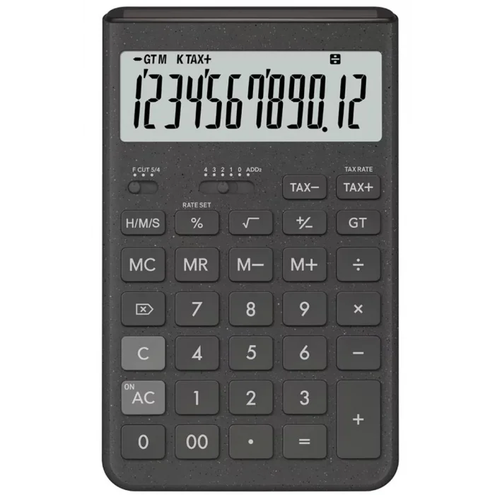 Casio JT-200T-GY 12 Hane Gri Masa Üstü Hesap Makinesi