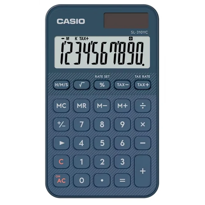 Casio SL-310UC-NY Cep Tipi 10 Hane Lacivert Hesap Makinesi