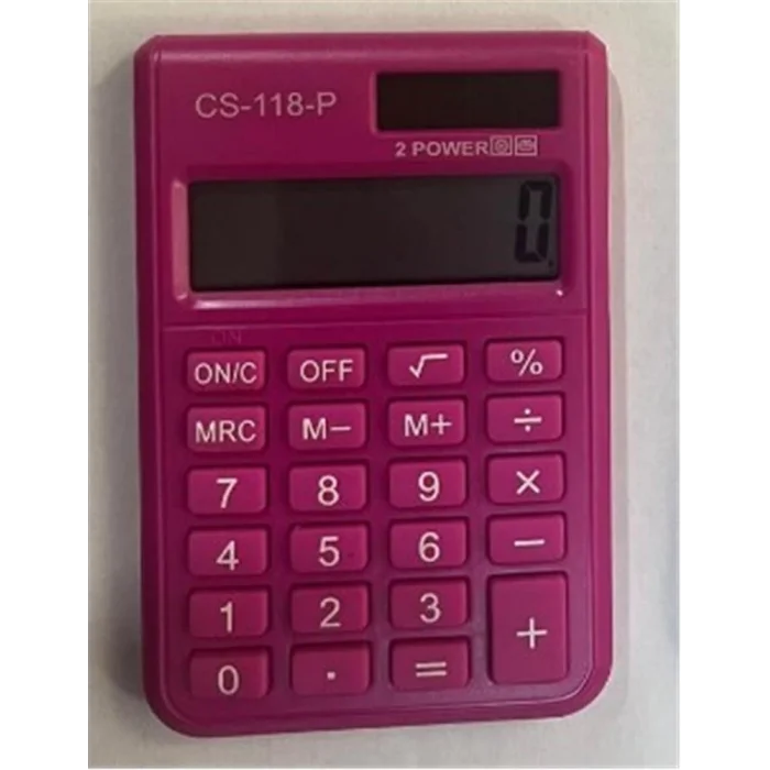 CSL CS-118-P Pembe 8 Hane Cep Tipi Hesap Makinesi