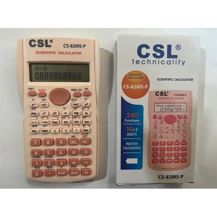 CSL CS-82MS-P Pembe Fonksiyonel Hesap Makinesi