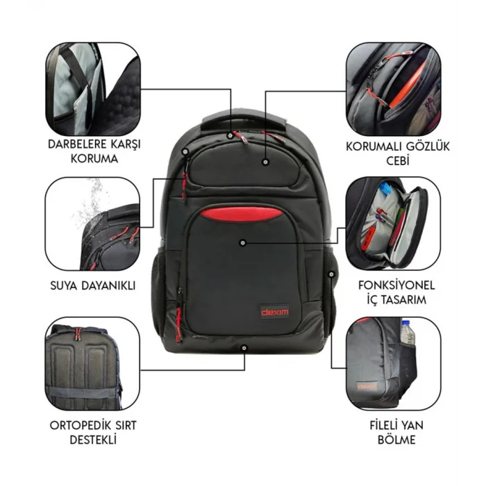 Dexim Premium 17, Notebook Sırt Çantası - DXBP40