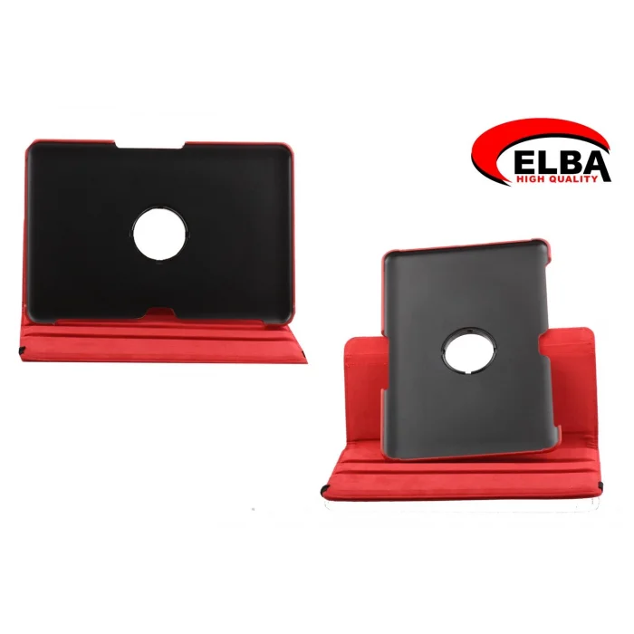 Elba Samsung Tab2 P5100 Renkli Kılıf 360 Derece Dönebilen (Beyaz-Kırmızı-Açık Mavi-Siyah) 10.1