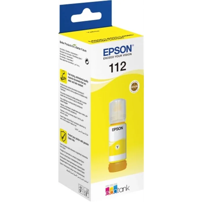 Epson 112 Yellow Sarı Şişe Mürekkep C13T06C44A