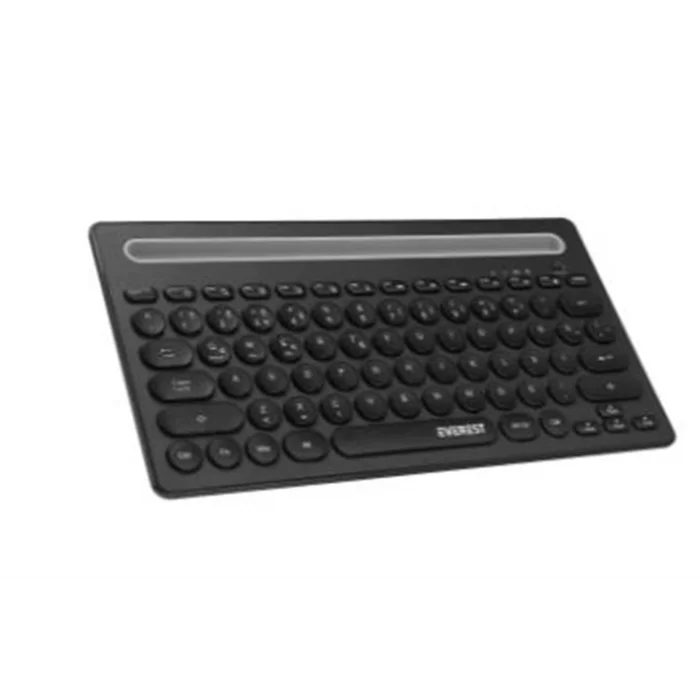 Everest KB-BT84 Siyah-Gri Bluetooth Ultra İnce+Şarjlı Q Mac-Win-Android-Ios Uyumlu Kablosuz klavye