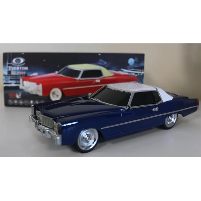 EVERTON RT-1941 Lacivert Arabalı  Bluetooth Fm-Usb-Tf-Aux Şarjlı Nostaljik Radyo