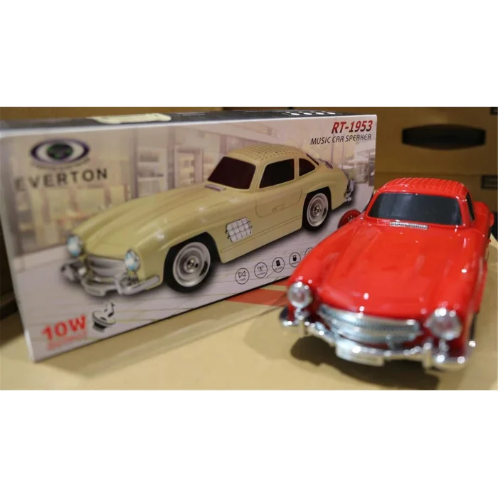 EVERTON RT-1953 Kırmızı Bluetooth Fm-Usb-Tf-Aux Şarjlı Nostaljik Radyo