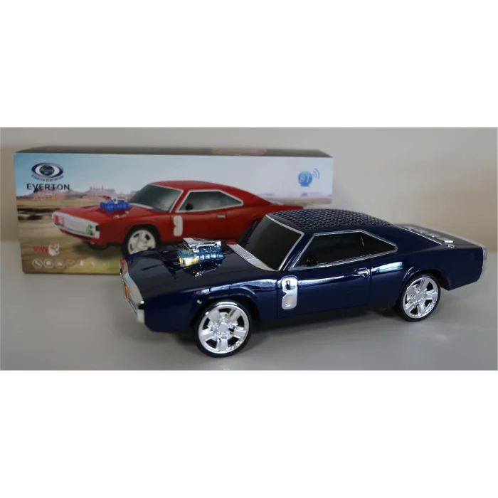 EVERTON RT-1959 Dark Blue Arabalı Bluetooth Fm-Usb-Tf-Aux Şarjlı Nostaljik Radyo