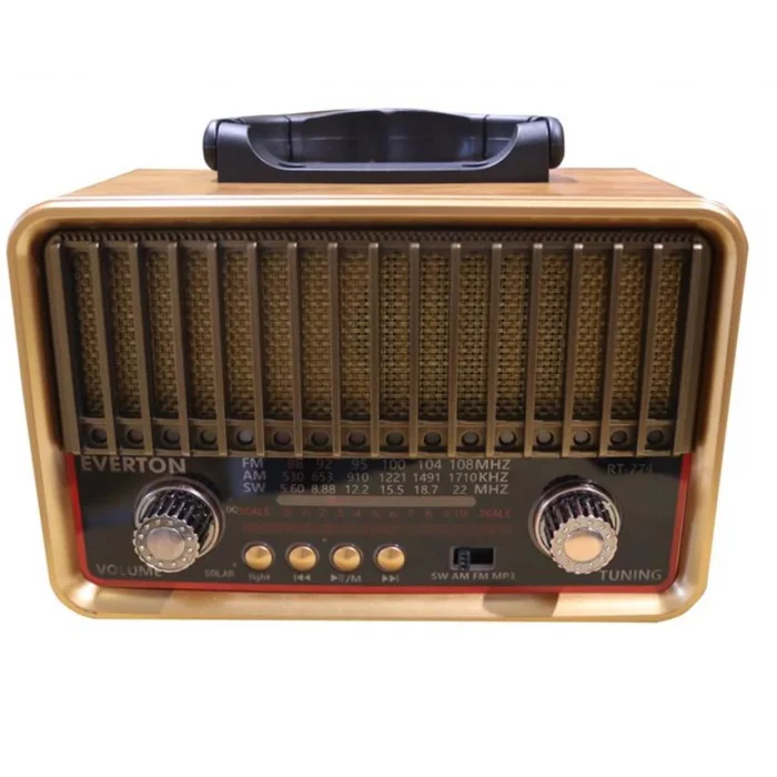 Everton RT-774  Bluetooth-USB-SD-FM  Şarjlı  Nostaljik Radyo