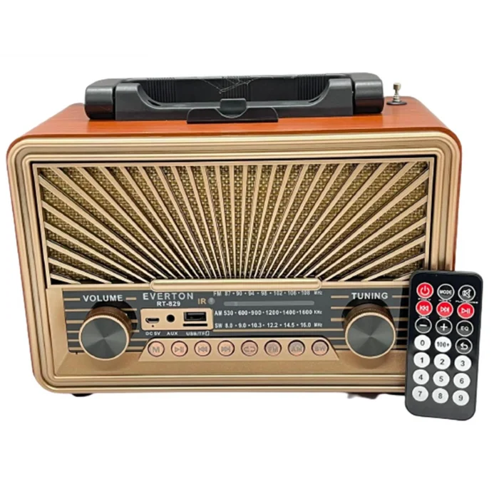 Everton RT-677 Bluetooth-USB-SD-AUX-TF Nostaljik Radyo