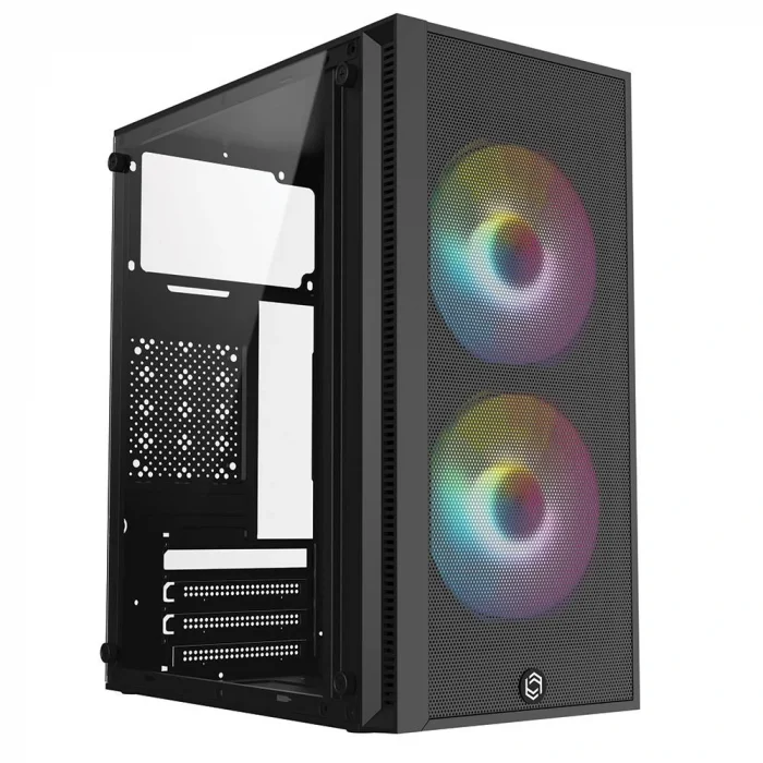 Frisby FC-8970G Mini Tower Gaming Kasa (300W) 2 x 120mm Rainbow Fan