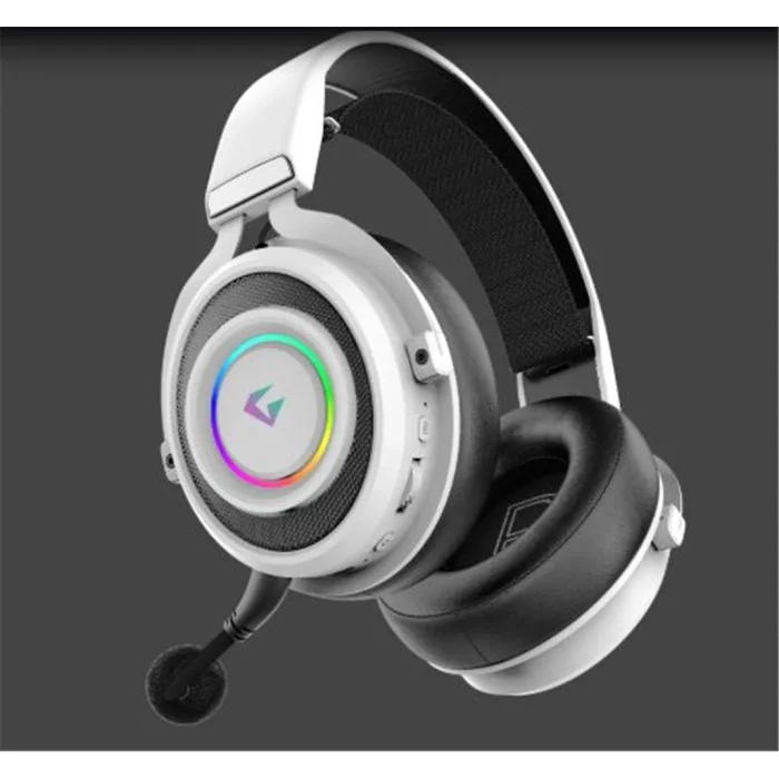 Gameagle GE2010 Step Hunter S1 RGB Kablosuz Mikrofonlu Oyuncu Kulaklığı Beyaz