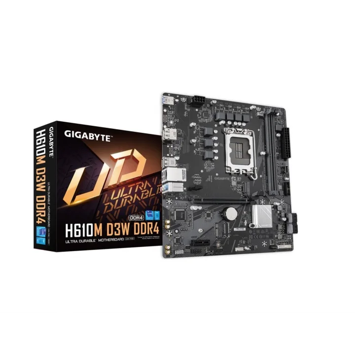 Gigabyte H610M D3W D4 1700P Vga Hdmi Usb3.2 Matx Anakart
