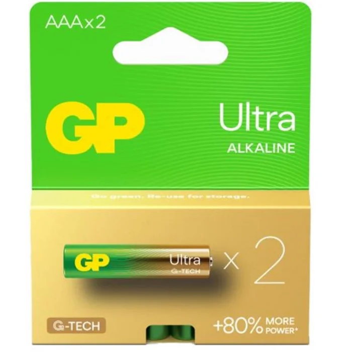 GP G-Tech LR03 AAA Boy Ultra Alkalin İnce Kalem Pil 2li Paket GP24AU-2U2