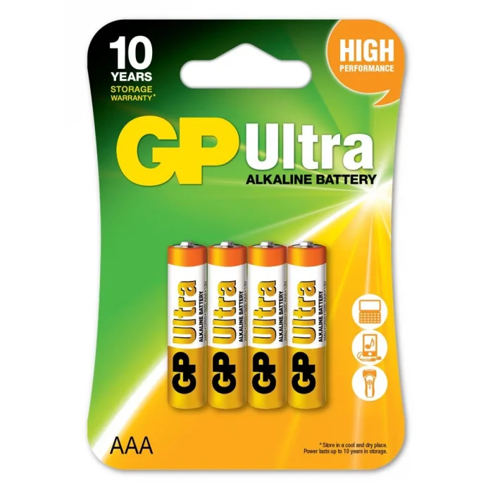 GP G-Tech LR03 AAA Boy Ultra Alkalin İnce Kalem Pil 4lü Paket GP24AUMB-U4