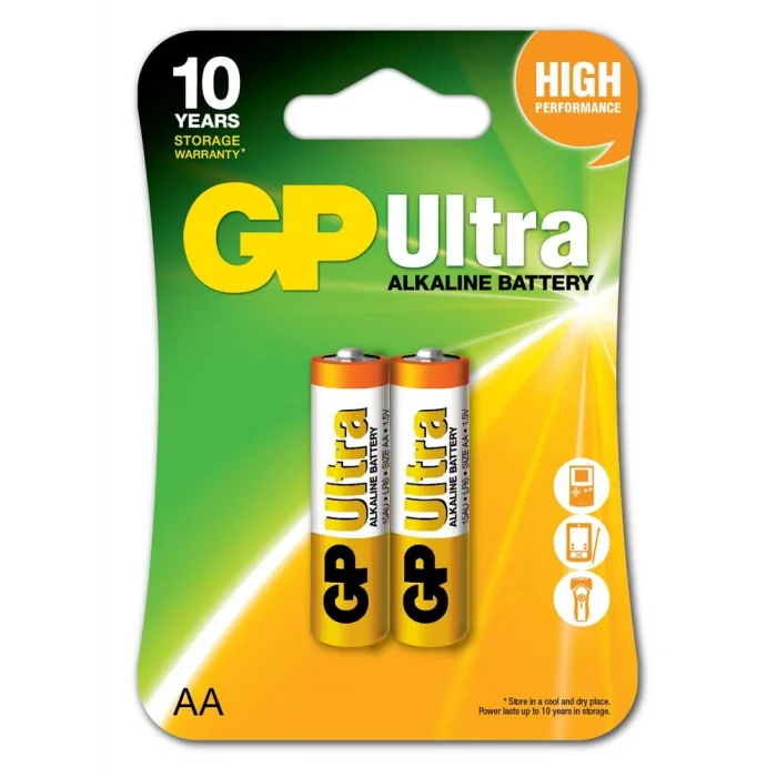 GP G-Tech LR6 AA Boy Ultra Alkalin Kalem Pil 2li Paket GP15AU-U2