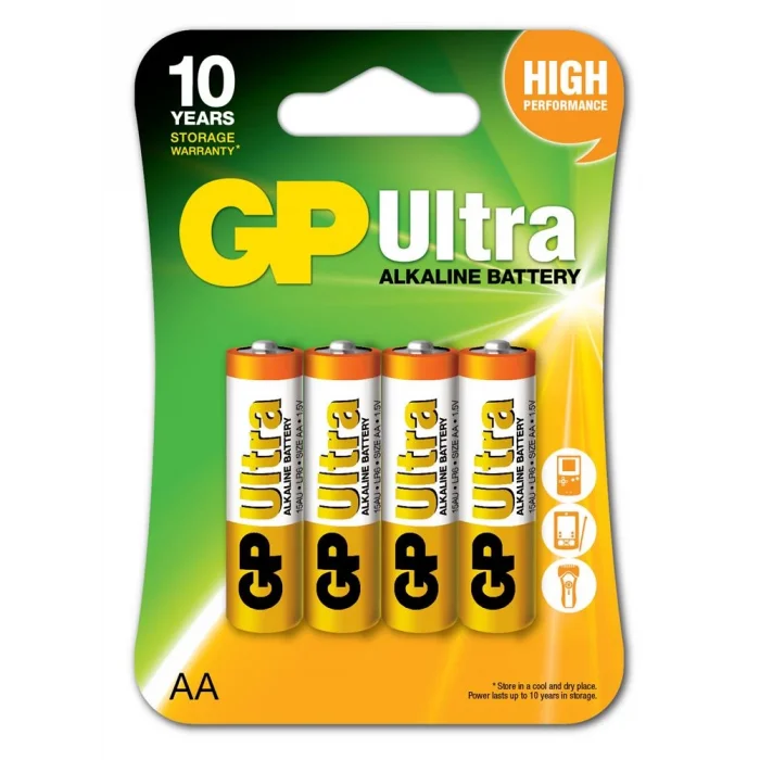 GP G-Tech LR6 AA Boy Ultra Alkalin Kalem Pil 4lü Paket GP15AU-U4