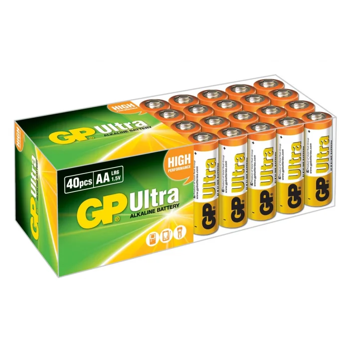 GP G-Tech LR6 AA Boy Ultra Alkalin Kalem Pil 40lı Paket GP15AU-2B40