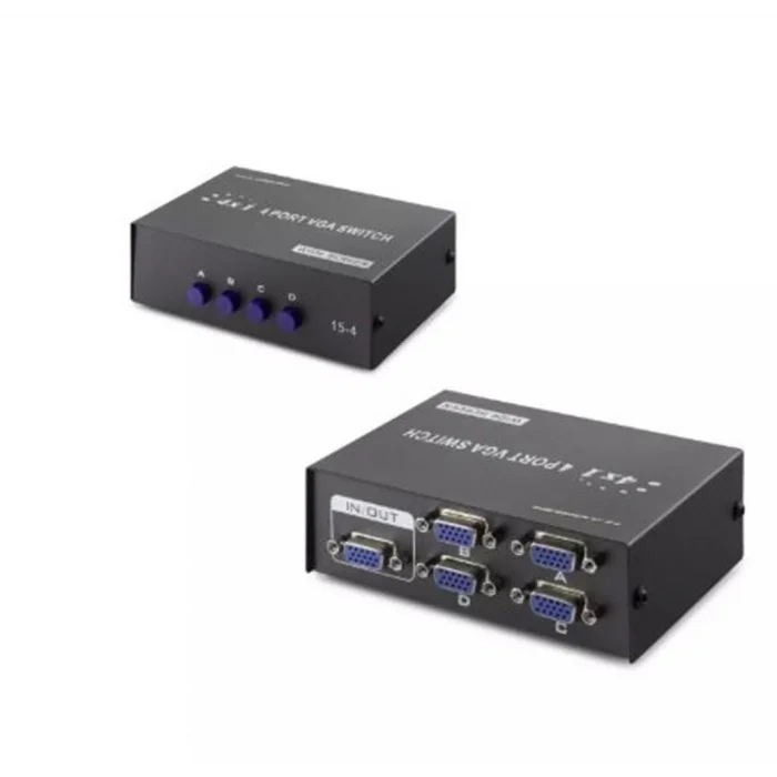 Hadron Hdx1329 4 Port Vga Switch 54Mhz 4Giriş 1Çıkış