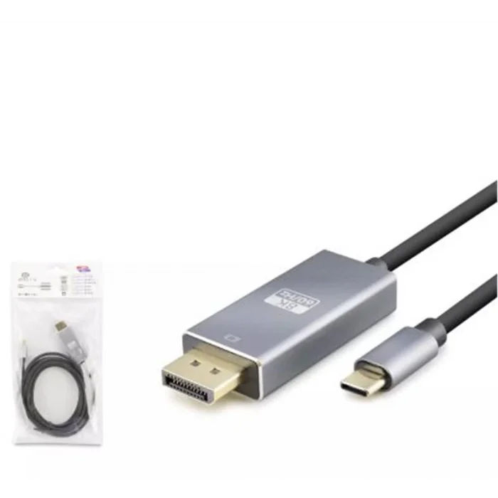 HADRON HDX7859 TYPE-C TO DISPLAY KABLO 8K 60HZ PVC 1.8M SİYAH