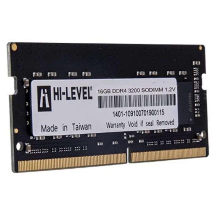 Hi-Level HLV-SOPC25600D4-16G 16GB (1x16GB) DDR4 3200MHz CL22 Notebook Ram (Bellek)