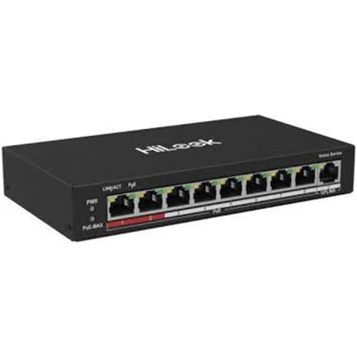 Hilook NS-0109P-60(B) 8 Port 10-100 8 Port PoE 60W +1 Port Megabit Uplink Poe Switch