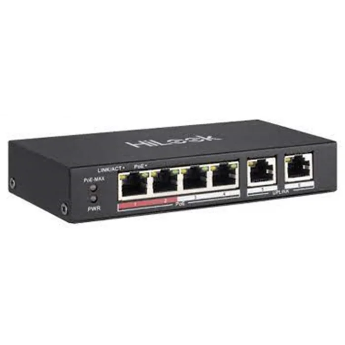 Hilook NS-0110MP-60 8 Port PoE, 60W, +2 Port Megabit Uplink Switch