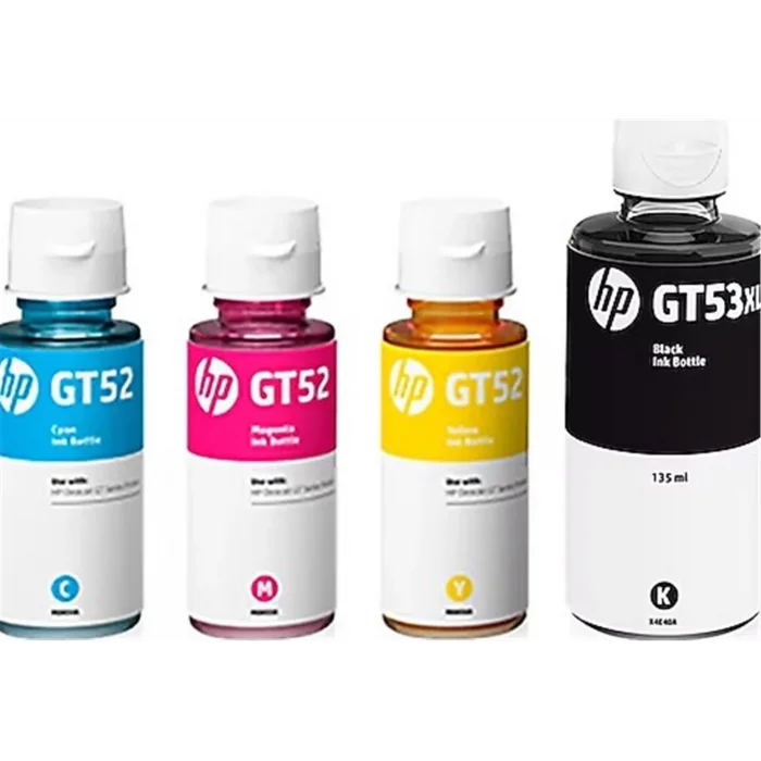 HP 1VV21AE+M0H54A+M0H55A+M0H56A GT53XL+GT52 Mürekkep Takım Seti