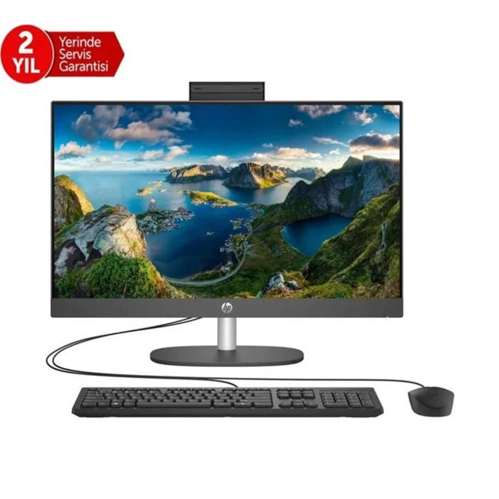 Hp ProOne 240 G10 B70VFAT i5-1334 16GB 512SSD WiFi 6 23.8 FreeDOS Siyah AIO Bilgisayar