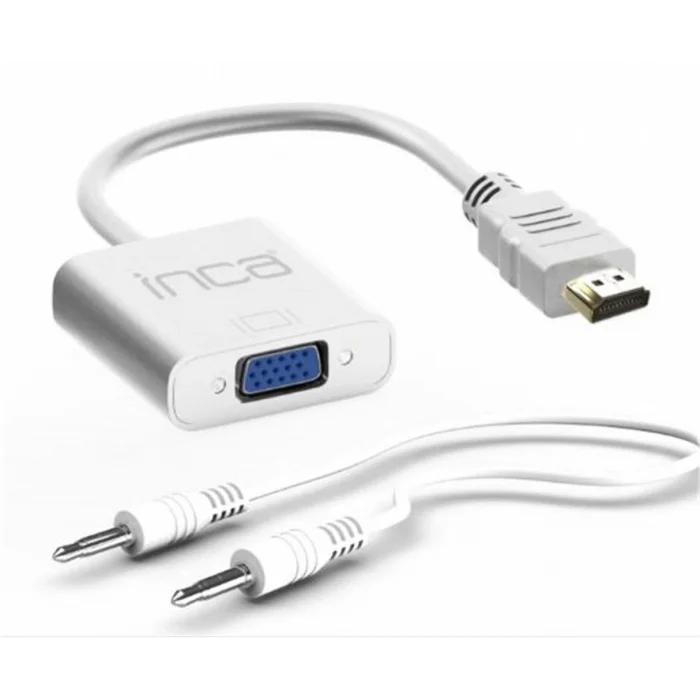 Inca IHTV-7TB HDMI TO VGA JAKLI SES KABLOSU 20CM KABLO