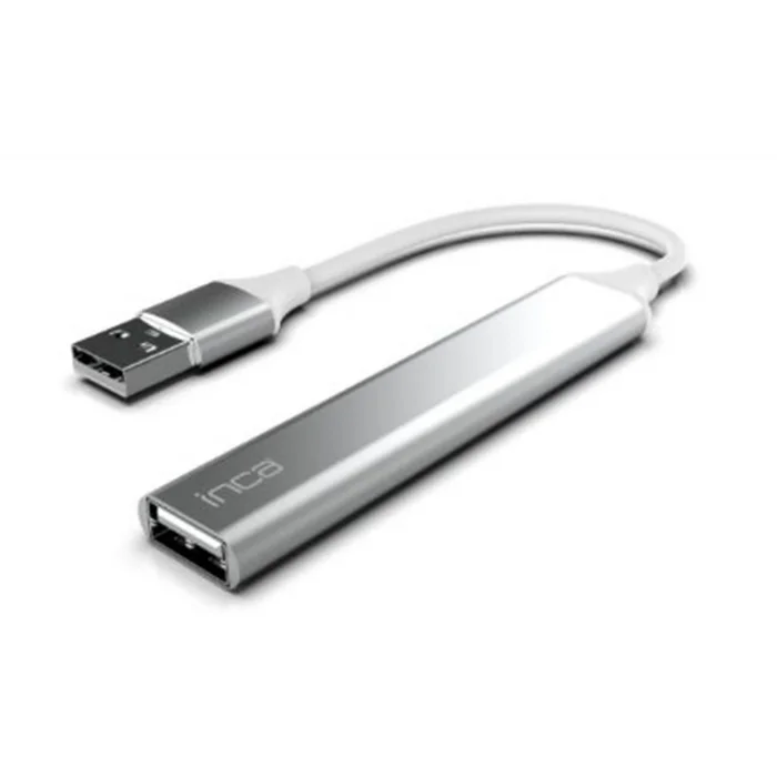 Inca IUSB-4TUX 3X2.0 3.0 USB Çıkış USB Çıkış 5 Gbps Usb Çoklayıcı Alüminyum Kasa