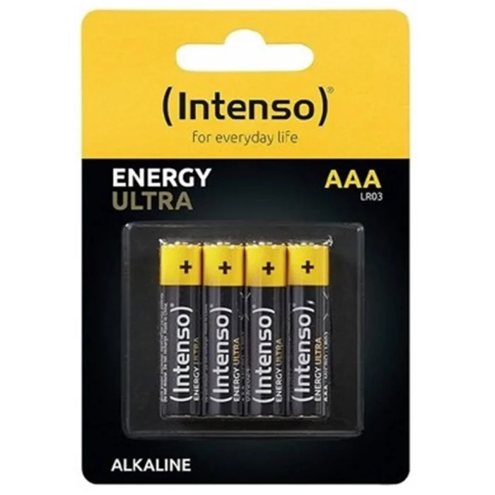 İntenso PBIN-557 LR03 AAA Boy Ultra Alkalin İnce Kalem Pil 4lü Paket