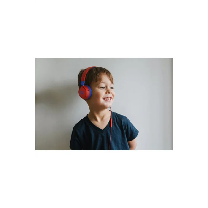 JBL Jr310 Kırmızı Kablolu Kulak Üstü Çocuk Kulaklığı