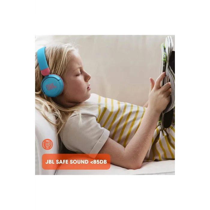 JBL Jr310 Mavi Kablolu Kulak Üstü Çocuk Kulaklığı